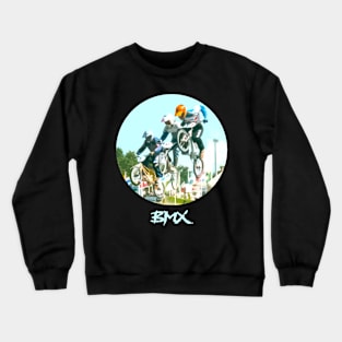 bmx race racing Crewneck Sweatshirt